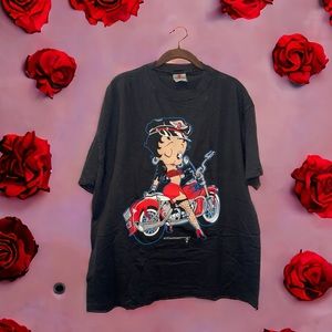 RARE 1992 Vintage Betty Boop T-Shirt - Black - Men’s XL